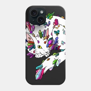 Crystal Cat Dragon Phone Case