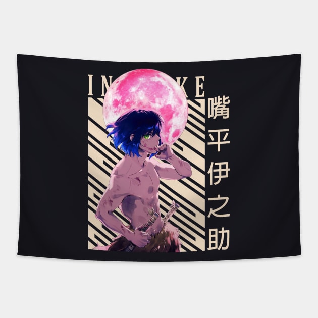 Inosuke Hashibira - Demon Slayer Tapestry by Otaku Emporium