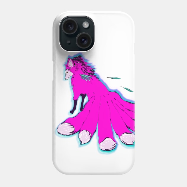Pink kitsune Phone Case by Red Fox