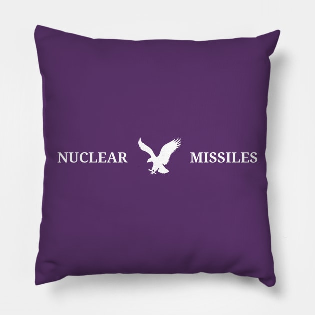 Danny Cage: Nuclear Missiles Pillow by Zecteur