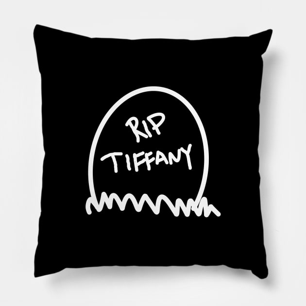 Rip Tiffany Pillow by kimstheworst
