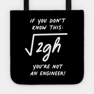 If You don't know this, You're not an Engineer - Velocity of Free Fall Tote