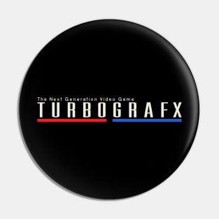 Turbografx The Next Generation Video Game Logo Pin