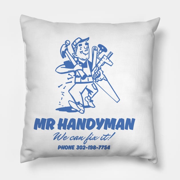 Mr Handyman Pillow by Good Time Retro