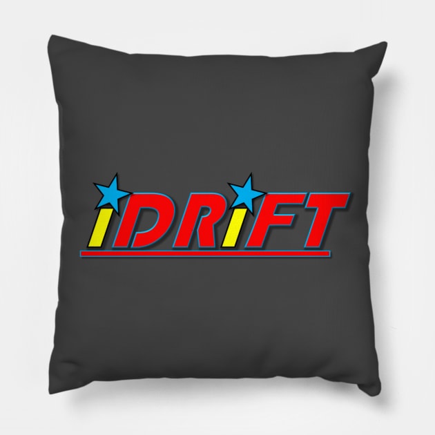 iDRiFT Team Shirt 2 Pillow by RodeoEmpire