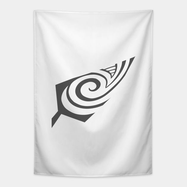 Koru Silver Fern Tapestry by OrangeCup