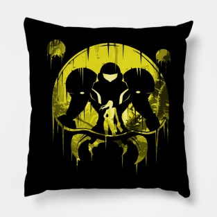 Galactic Bounty Hunter Yellow Pillow