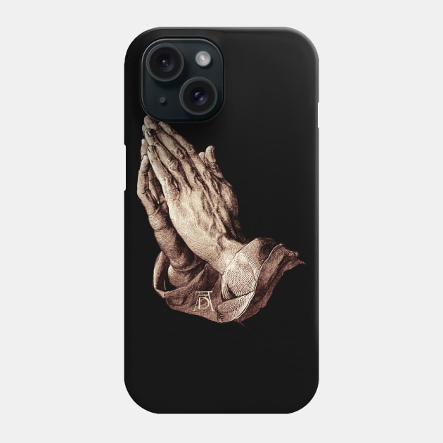 Praying Hands Phone Case by Beltschazar