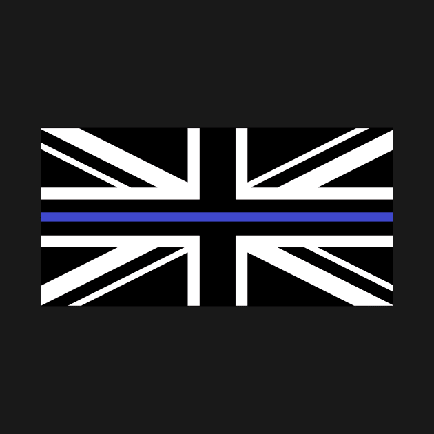 Thin Blue Line UK Police by Mark Ewbie