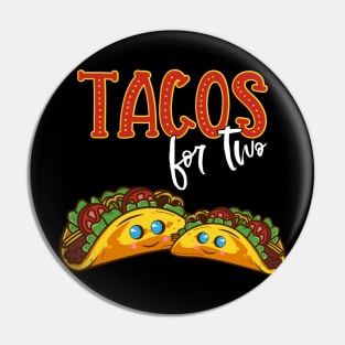 Tacos for two - Tacos For Two Pregnancy Announcement Maternity Pin