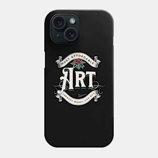 Art Therapy Beige Phone Case
