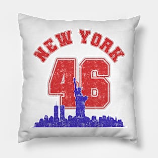 New York Vintage Varsity 46 Pillow