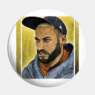 Face of Karim Benzema Pin