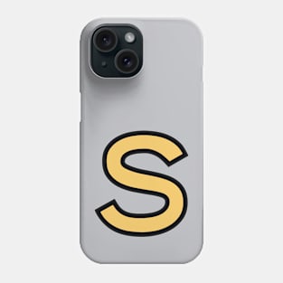 Funky Yellow Letter S Phone Case