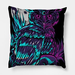 OWL AND SKULL Pillow