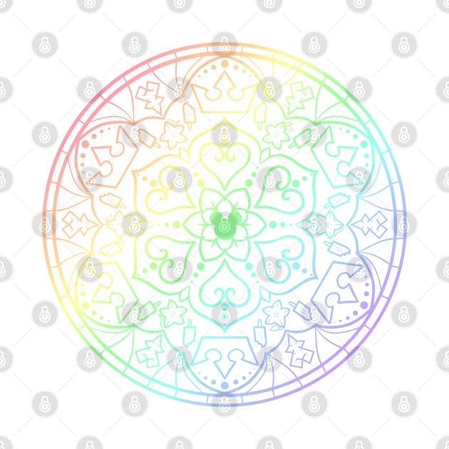 Kingdom Mandala (rainbow) by Luna-Cooper