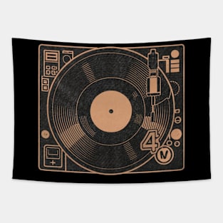 45 Record Adapter (Distressed) Tapestry