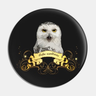 Snowy owl Pin