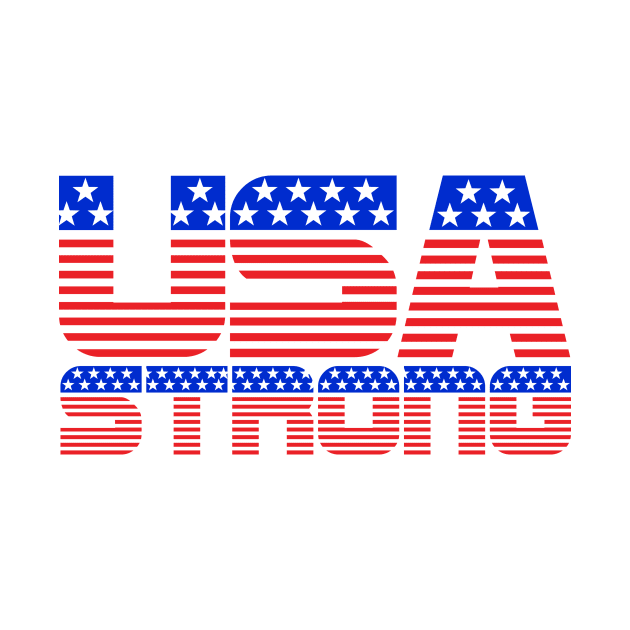 USA Strong America Strong - on light colors by DDGraphits