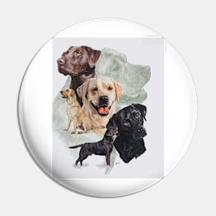 Labrador Medley Pin