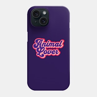 Retro Animal Lover Graphic Logo Phone Case