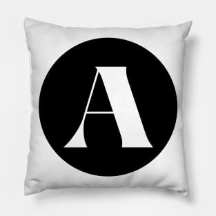 A (Letter Initial Monogram) Pillow