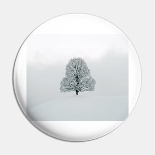 Snow tree Pin