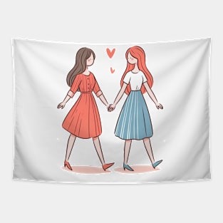 Lesbian love Tapestry