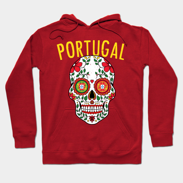 Calavera Portugal World Cup Team Flag Soccer Jersey Portugal 2018 Portugal Hoodie Teepublic