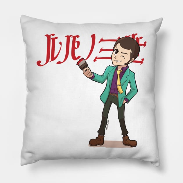 Lupin - Lupin III Pillow by Hayde