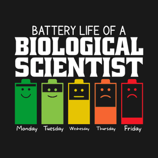 Battery Life Of A Biological Scientist T-Shirt