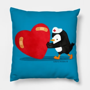 Penguins can fix your heart Pillow