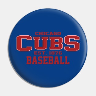 Cubs Chicago Baseball Pin