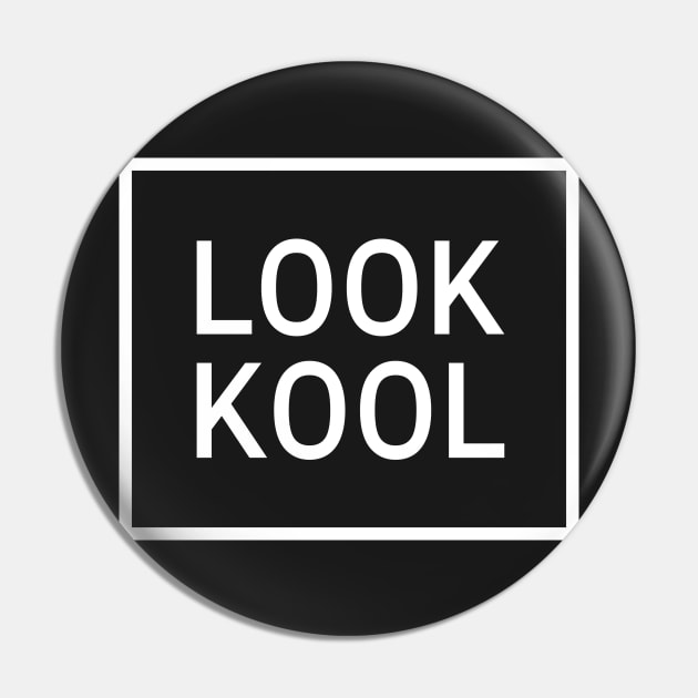 LOOK KOOL | Vaporwave Aesthetic T-Shirt Pin by MeatMan