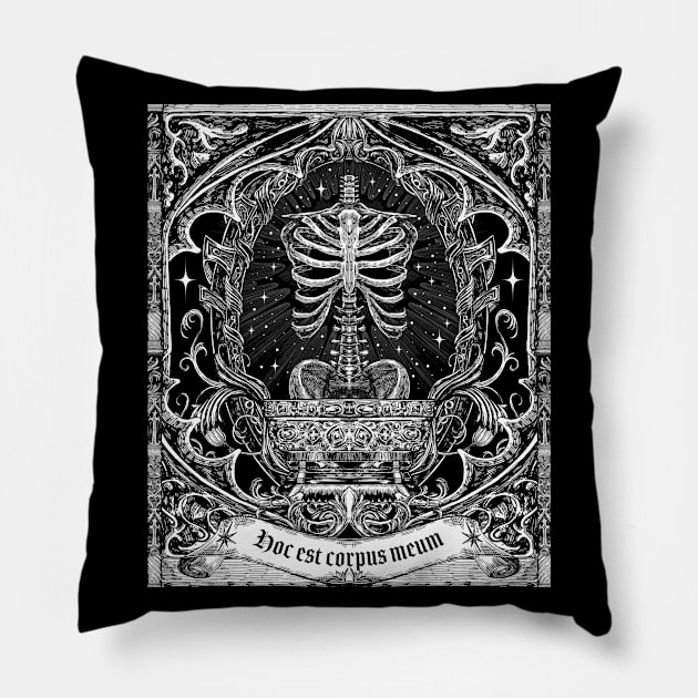 Hoc est corpus meum Pillow by nong247