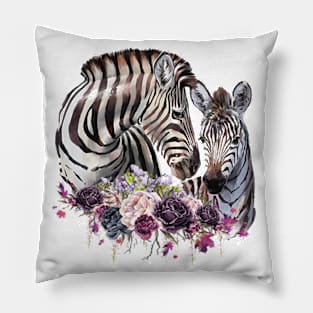 Sweet Mama Zebra Pillow