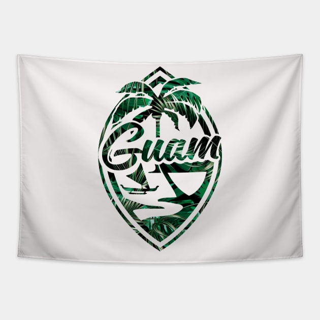 Tropical Guam Seal Tapestry by Dailygrind