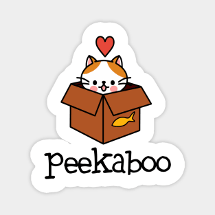 Peekaboo cat Magnet