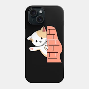 hide cat Phone Case