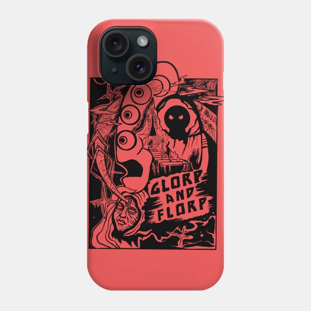 Glorp and Florp Vision Quest Saga Phone Case by Mind Reaper