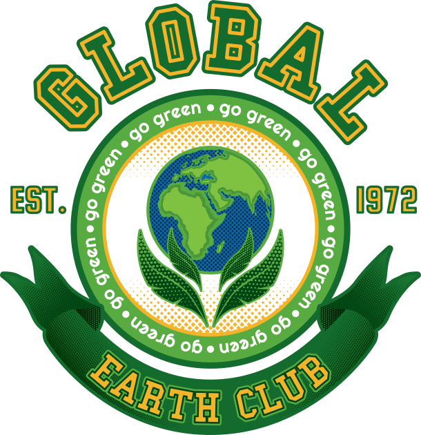 Global Earth Club 1972 Kids T-Shirt by dkdesigns27