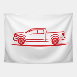 2010 Ford F 150 Red Tapestry