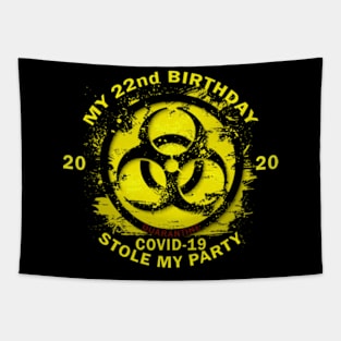 22nd Birthday Quarantine Tapestry