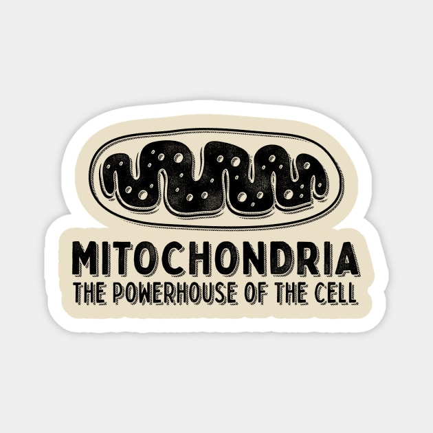 Mitochondria The Powerhouse Of The Cell Magnet by Giggias