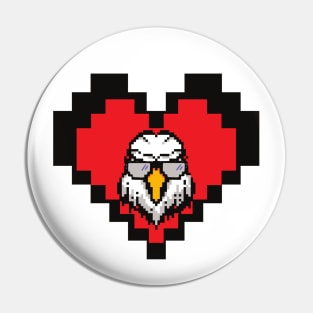 Pixel eagle Pin