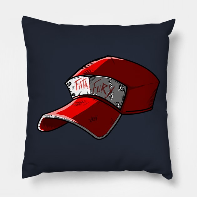 fight hat Pillow by kimadakoi