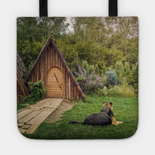 Loyal guardian dog Tote