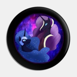 Nightmare Moon vs Nightmare Rarity Pin