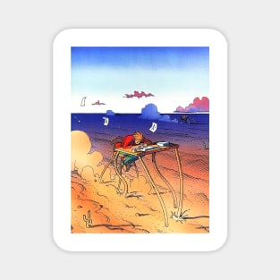 jean giraud moebius promo card Magnet