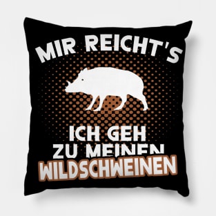 Wild boar pet love fan forest animals grandpa Pillow